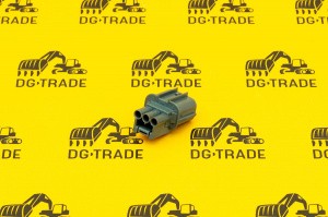 Разъем штырьевой 3-х контактный DEUTSCH JCB (Original) 7213/0002 Разъем штырьевой 3-х контактный DEUTSCH JCB (Original) 7213/0002