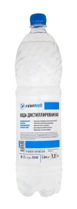 Вода дистиллированная REINWELL RW-02, 1.5л 3202